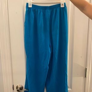 blue comfy cargo pants